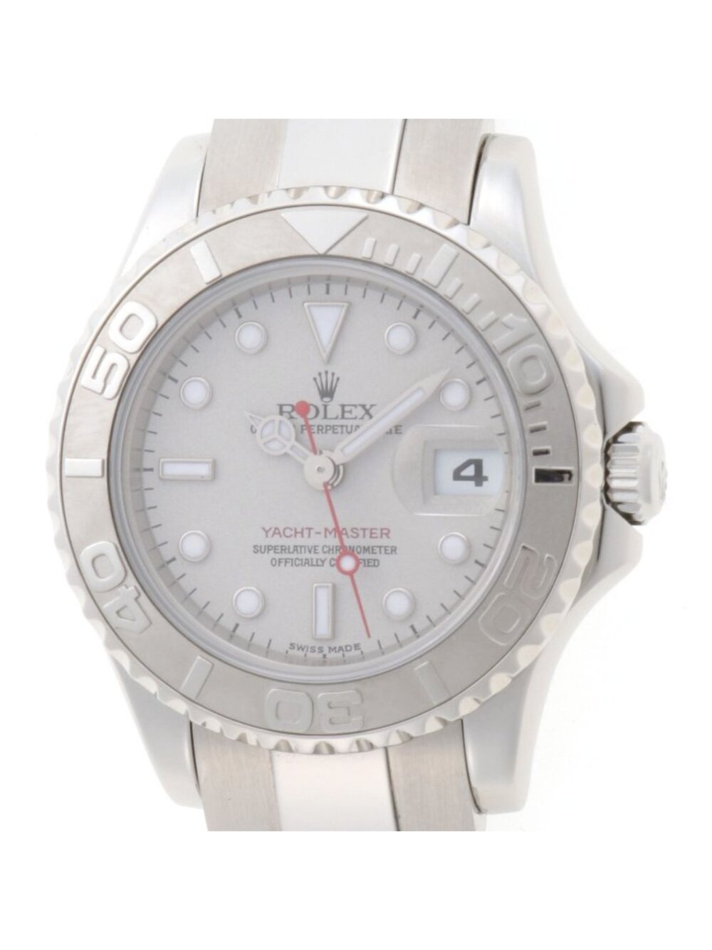 Rolex Yacht Master Rolesium Silver Stainless Steel Automatic